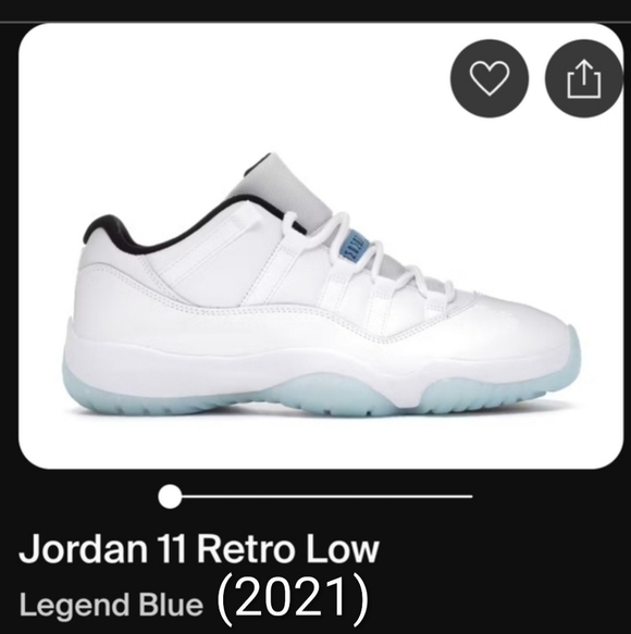 Jordan Other - Jordan 11 Retro Low Legend Blue (2021) Mens 8 Womens 9.5 EUC W/OG BOX